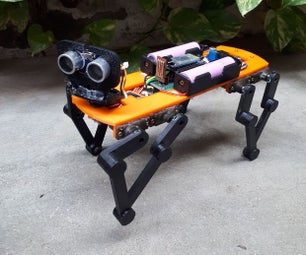 Baby MIT Cheetah Robot V2 Autonomous and RC